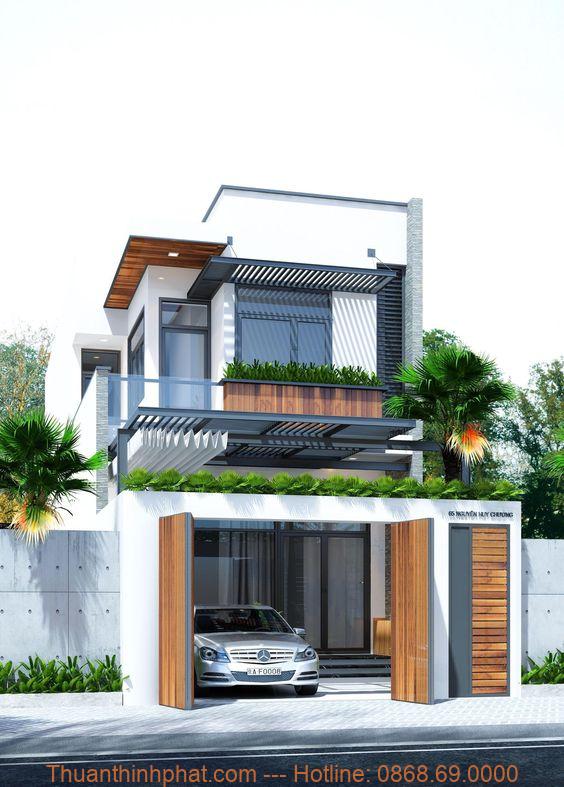 Thiết kế nhà phố 2 tầng - Xây Dựng Thuận Thịnh Phát - Công Ty THHH Thương Mại Dịch Vụ Công Nghệ Thuận Thịnh Phát